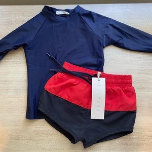 Swim Shirt and Short Set